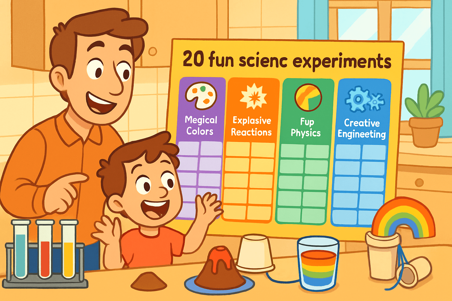 Bắt Đầu Khám Phá: 20 Thí Nghiệm Khoa Học Vui Nhộn Được Phân Loại Chi Tiết