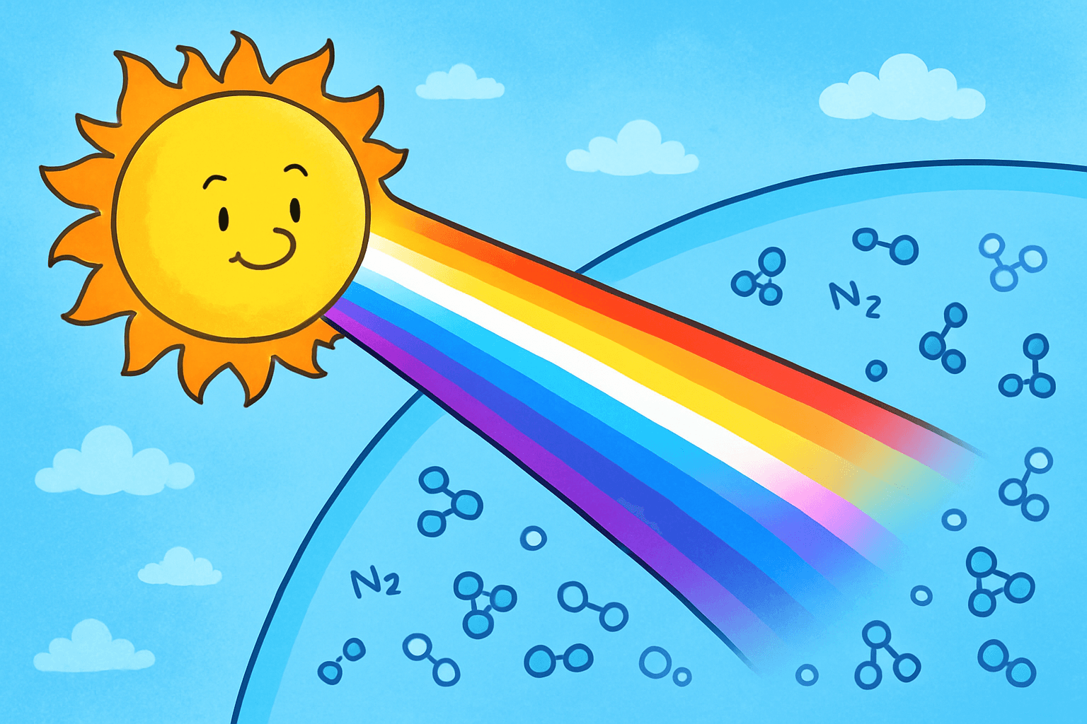 Để hiểu màu sắc bầu trời, trước hết cần biết về