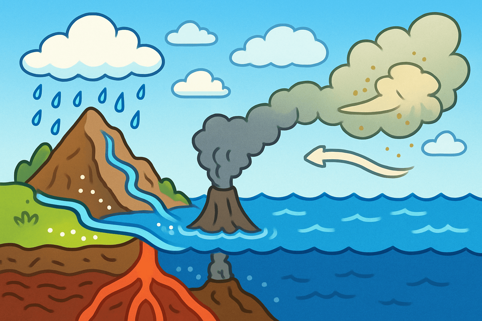 Hành trình của muối: 3 nguồn gốc chính tạo nên vị mặn đại dương