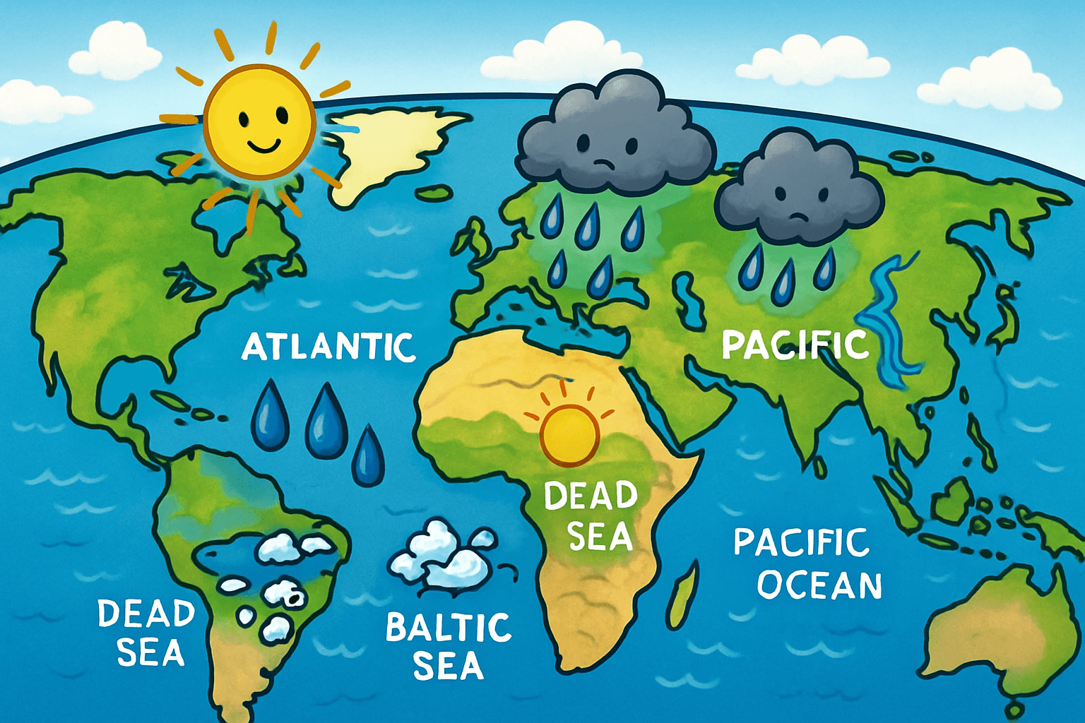 Độ mặn không đồng đều: Nơi nào mặn nhất, nơi nào nhạt nhất?