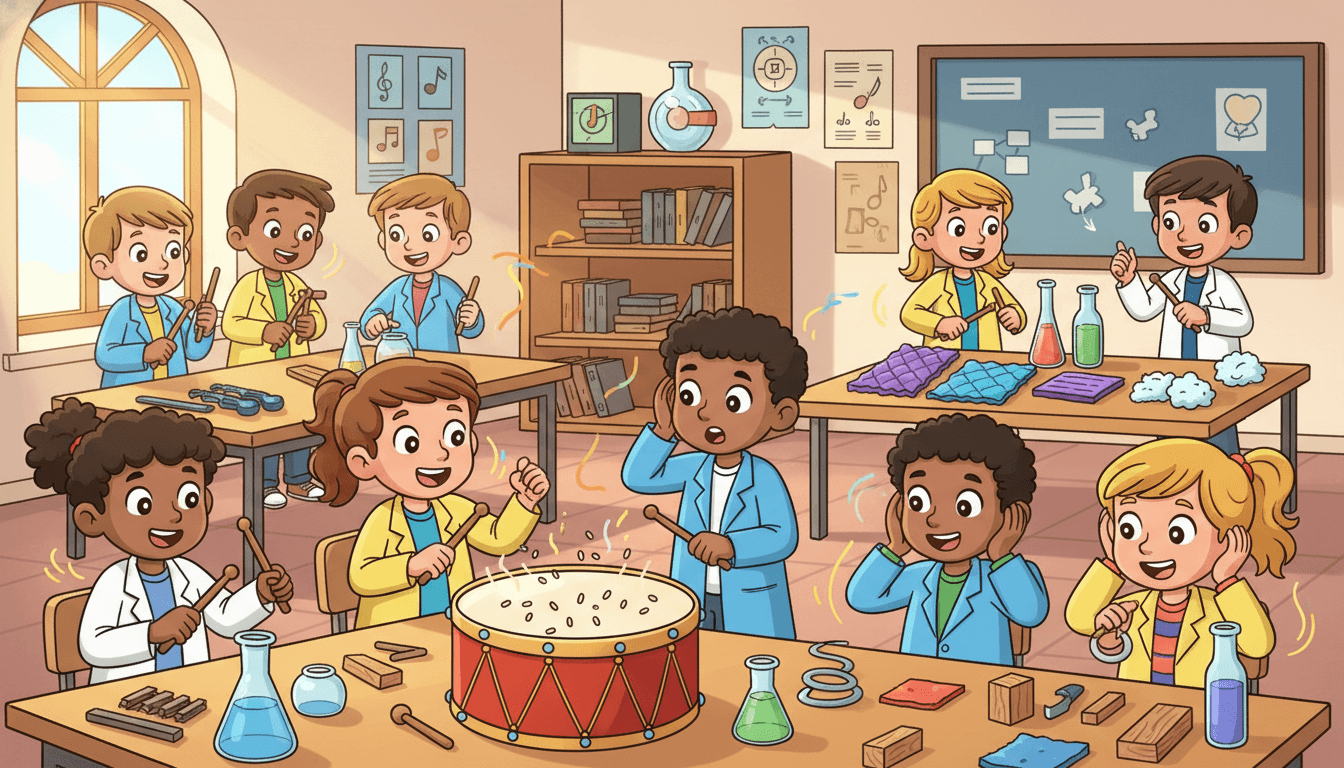 Chào mừng đến Lớp Học Thí Nghiệm Âm Thanh: Con sẽ học và chơi gì tại Học Viện Khám Phá?