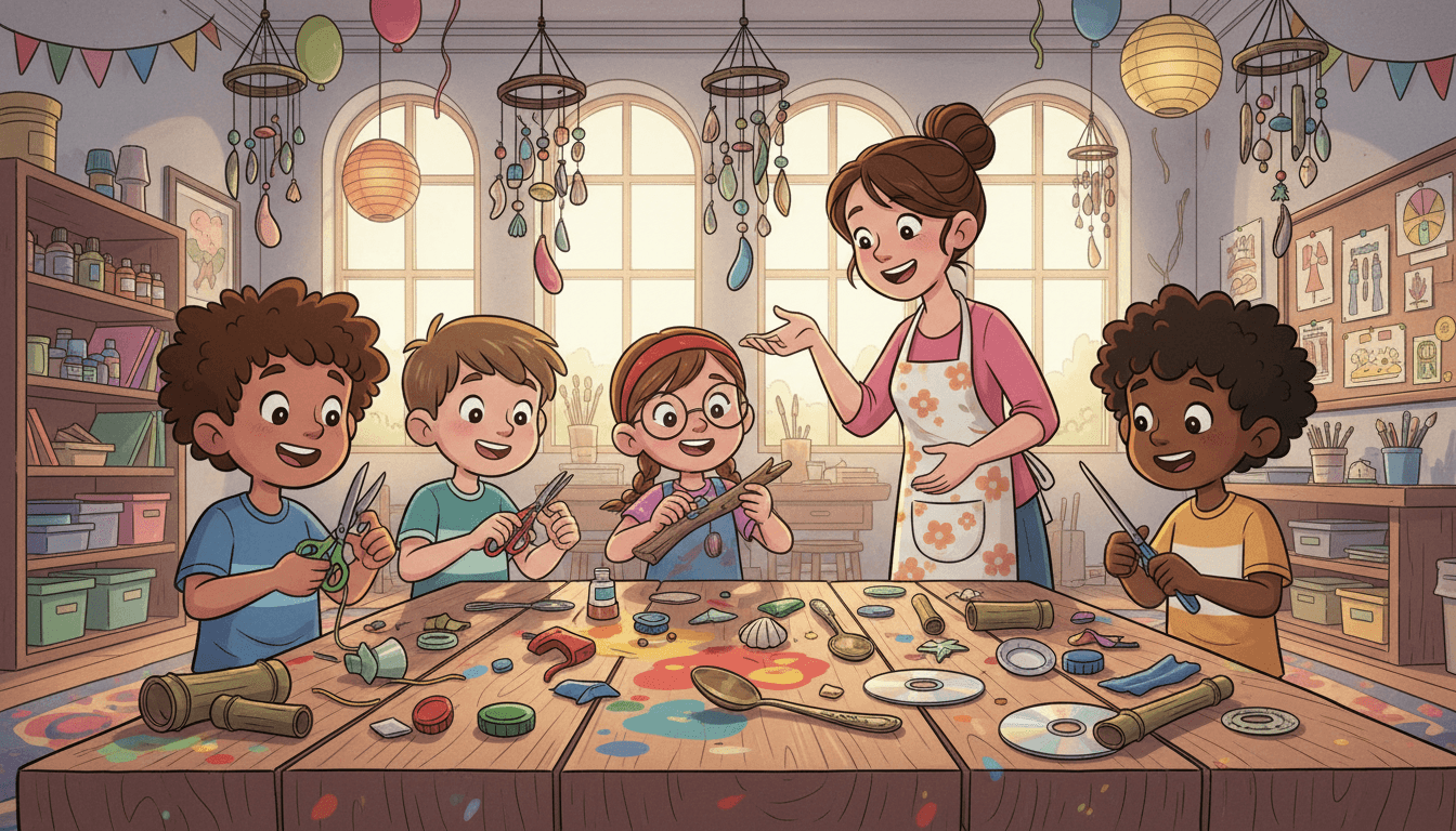 Hành trình sáng tạo chuông gió độc đáo cùng Học Viện Khám Phá