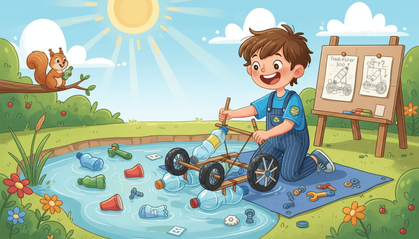 Biến ý tưởng thành hành động: Bé có thể tự chế tạo 