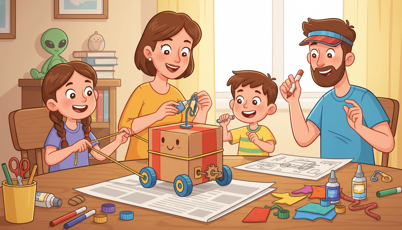 Khơi dậy nhà khoa học nhí: Cùng bé chế tạo Robot thám hiểm Sao Hỏa ngay tại nhà!