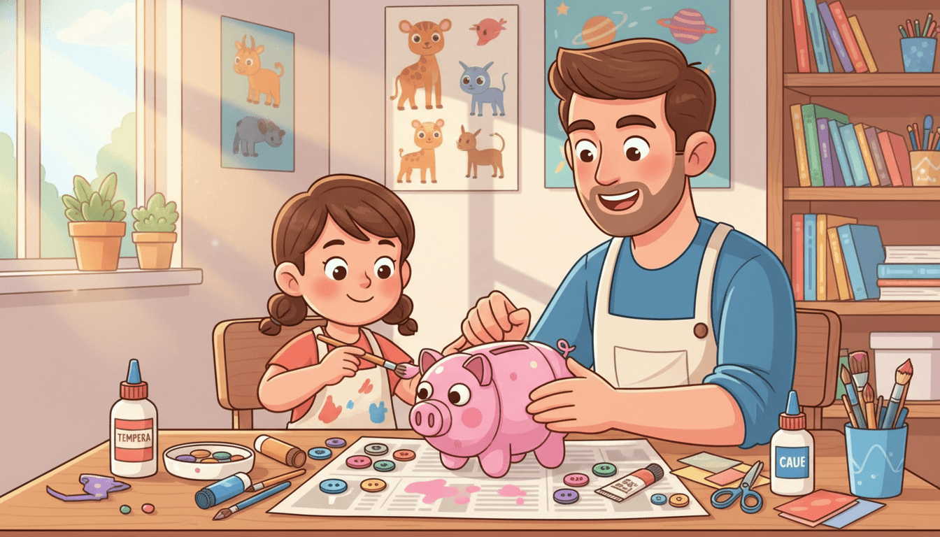 Từ Chiếc Chai Nhựa Cũ đến Bài Học STEM Sáng Tạo: Cùng Bé Chế Tác Heo Đất