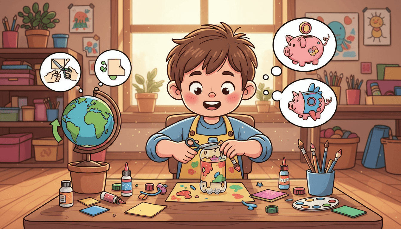 Hơn Cả Một Món Đồ Chơi: Bé Học Được Gì Khi Tái Chế Chai Nhựa?