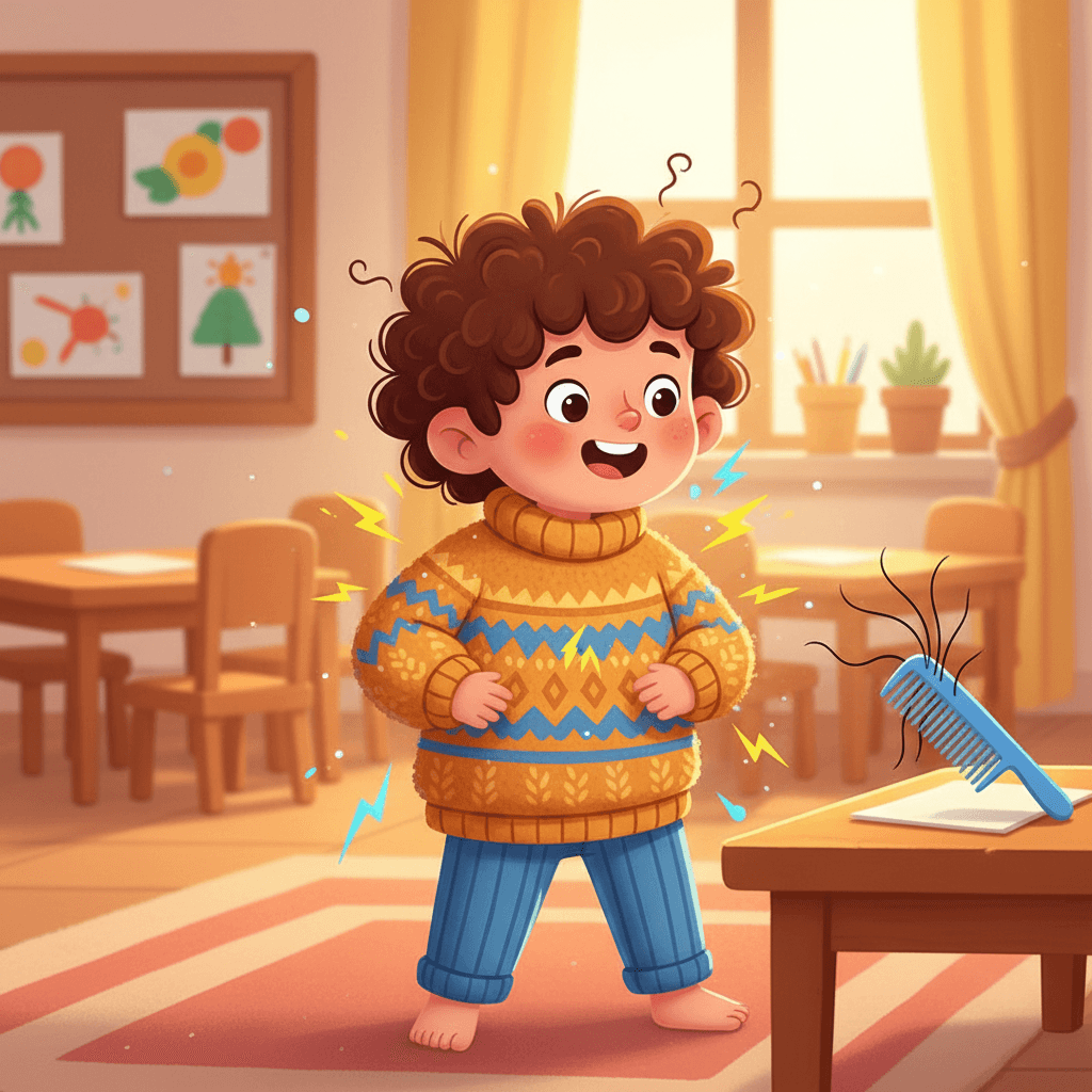 Giải mã hiện tượng tĩnh điện: Tại sao áo len lại