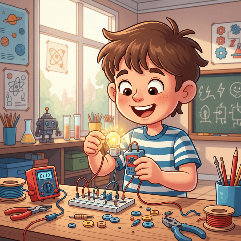 Khơi dậy niềm đam mê khoa học với dự án Máy thử điện mini