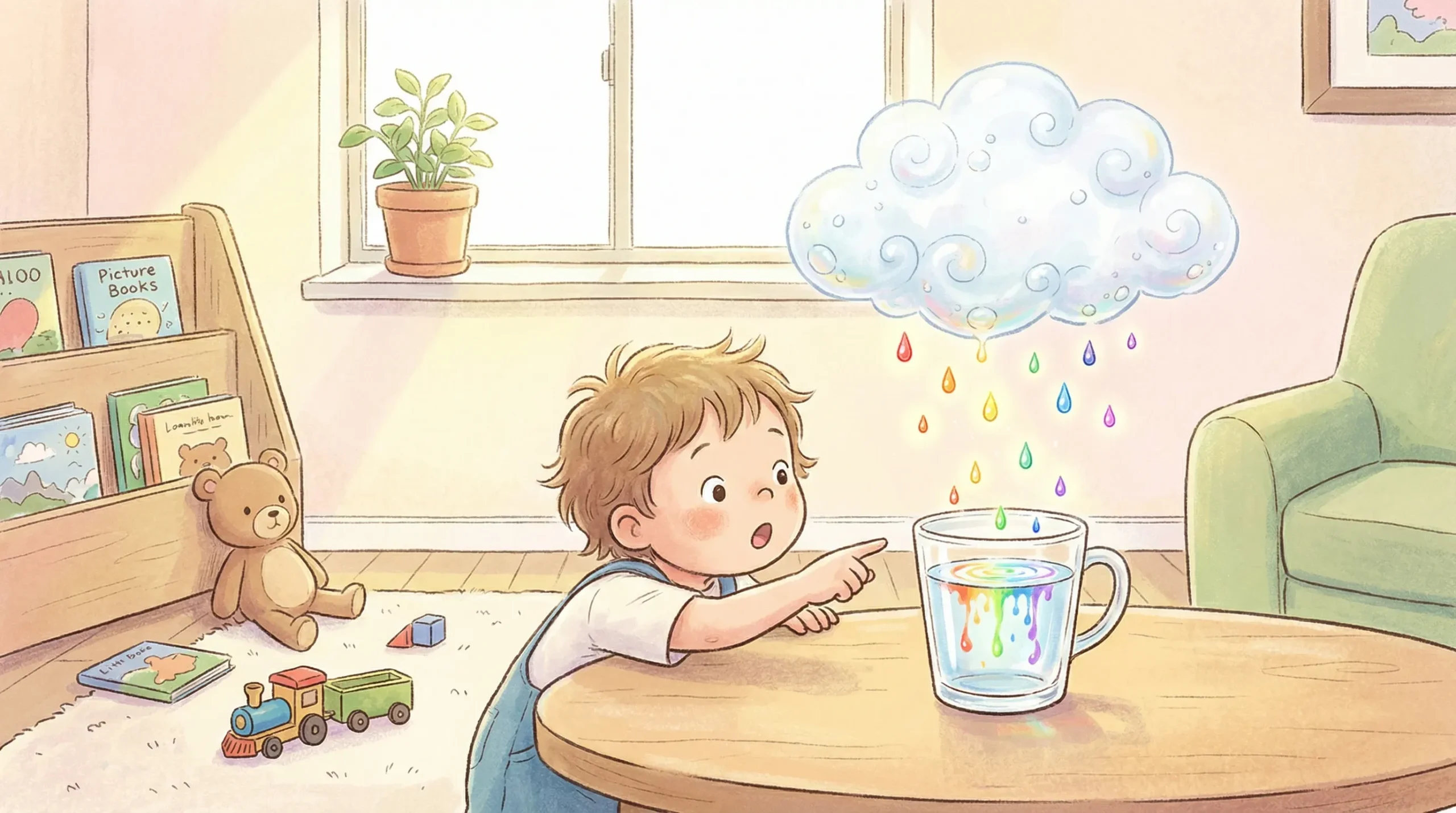 Tại sao trời không mưa mà phòng khách lại có